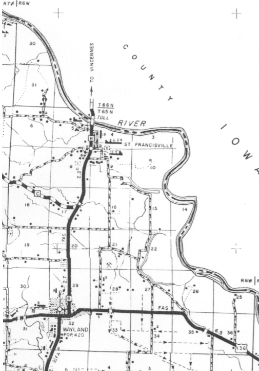 Map of Des Moines Township