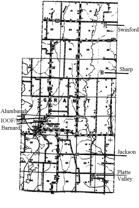 Grant Township Cemetery Map