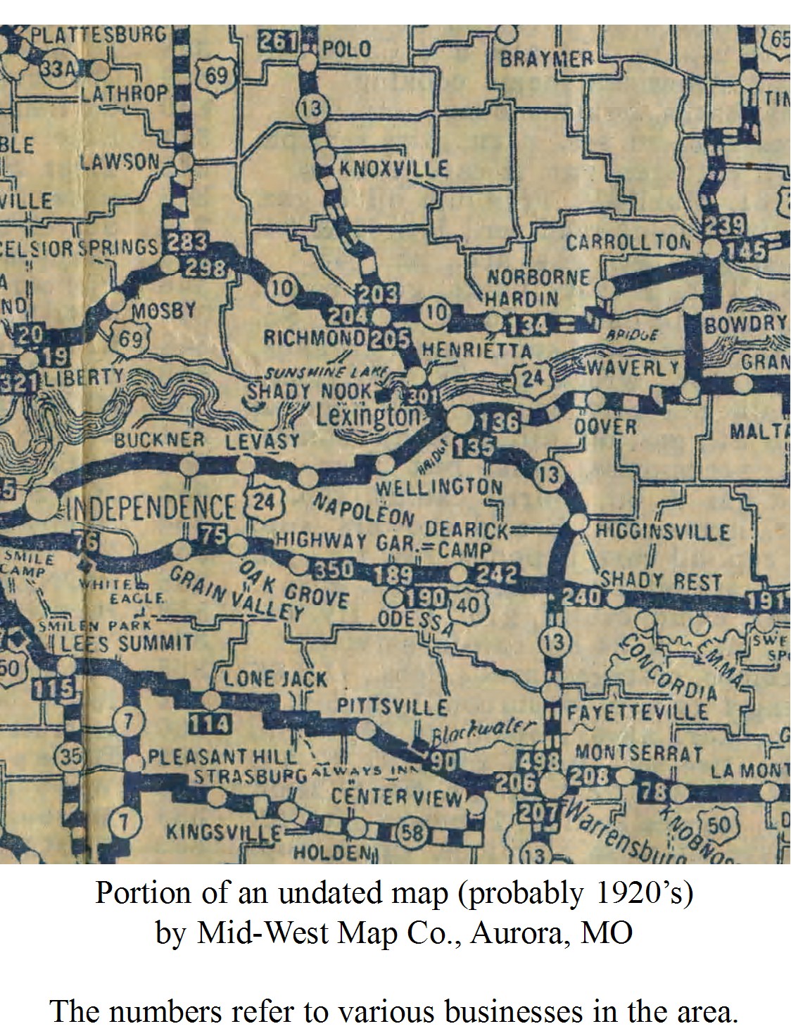 Ray County, Missouri, Genealogy Resources, Maps